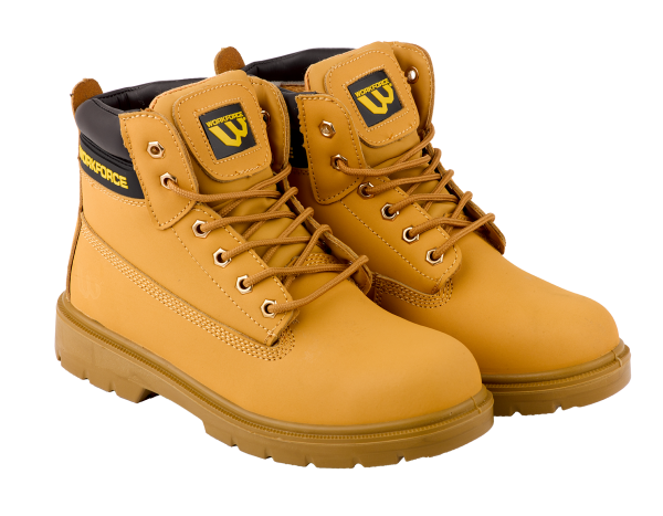 Workforce Honey Leather Boot Size 10