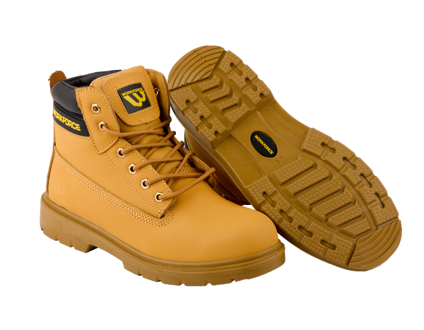 Workforce Honey Leather Boot Size 13