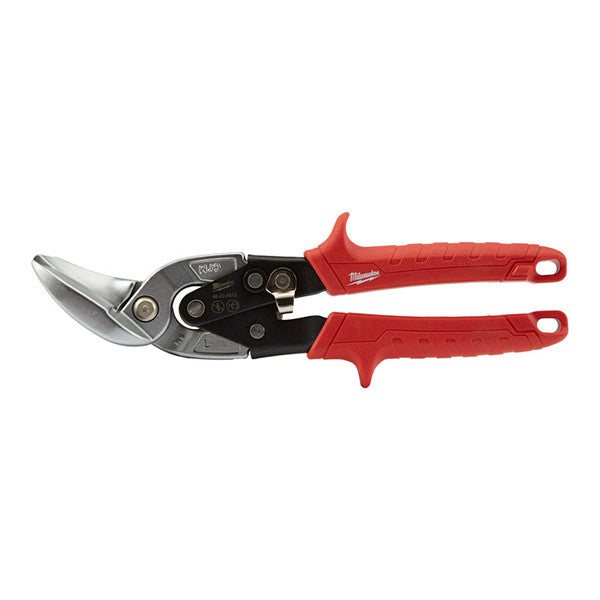 Milwaukee Left Cut Offset Metal Tin Snips Sheet Metal Cutters - 1pc 48224512