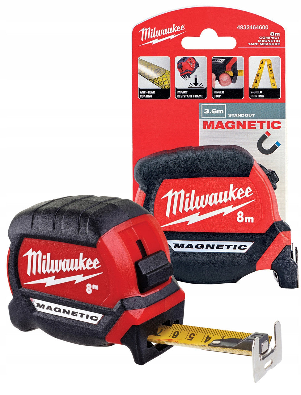 Milwaukee Magnetic Tape Measure 8/27 - 4932464600