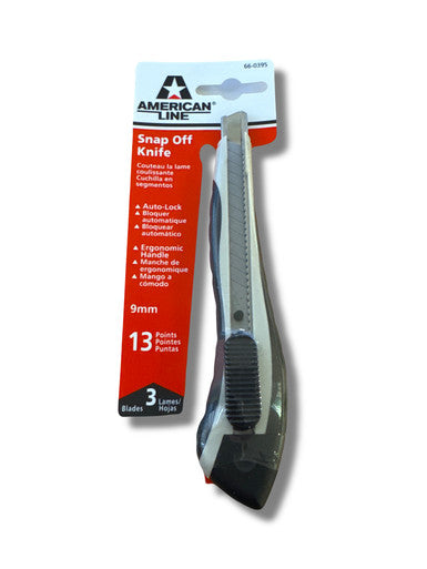 American Line Breakaway Knife 9mm x 13pt