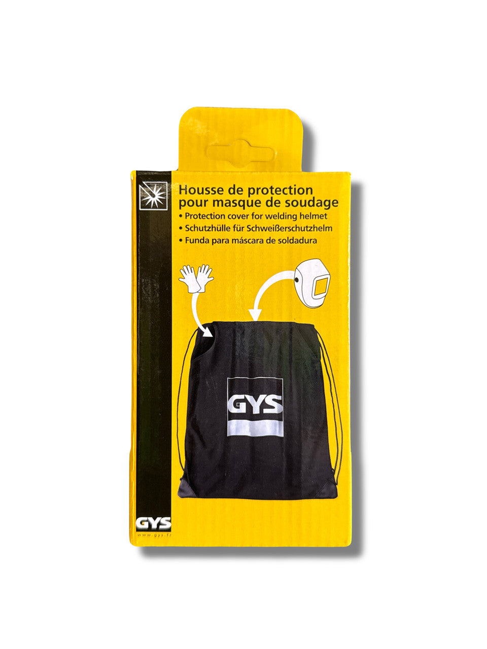 GYS Fire Welding Helmet and Helmet Bag Bundle