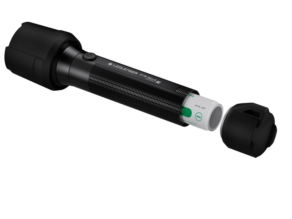 Led Lenser P7R WORK RECHARGEABLE LED Torch (WK1200)