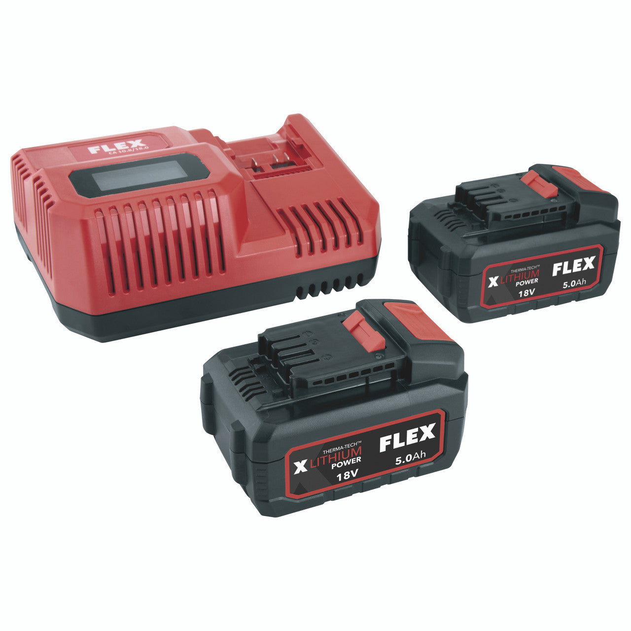 FLEX 10.8/18V Rapid Charger & Battery Kit