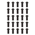 Stop & Go Mushroom Plugs 5/16x3/4in Pk 25