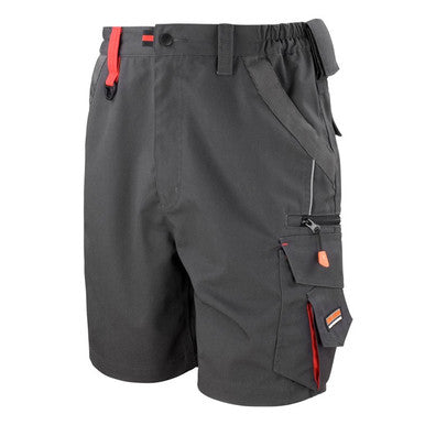 Result Technical Shorts Medium W34/R Grey/Black