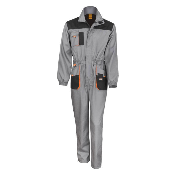 Result Lite Coverall Black/Grey - Large