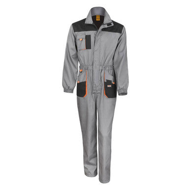 Result Lite Coverall Black/Grey - Large