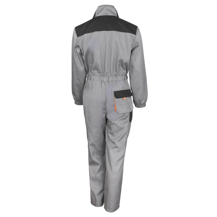 Result Lite Coverall Black/Grey - Extra Large