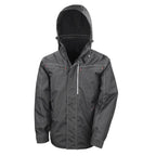 Result Denim Texture Rugged Jacket Black Small