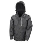 Result Denim Texture Rugged Jacket Black Large