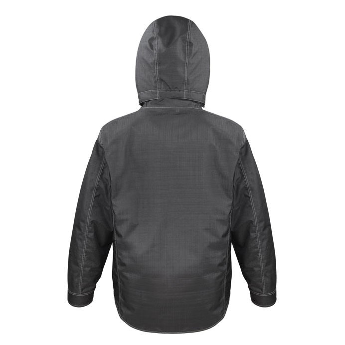 Result Denim Texture Rugged Jacket Black Large