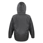Result Denim Texture Rugged Jacket Black Medium