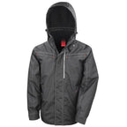Result Denim Texture Rugged Jacket Black XX Large