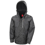 Result Denim Texture Rugged Jacket Black XX Large