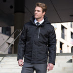 Result Denim Texture Rugged Jacket Black Medium
