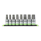 GripEdge 8pc 1/2Dr RPT Hex Bit Socket Set 10-19mm