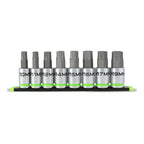 GripEdge 8pc 1/2Dr RPT Hex Bit Socket Set 10-19mm