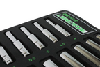 Signet 13pcs 1/4" Drive 6 Point Deep Socket Set 4-14mm in EVA Foam
