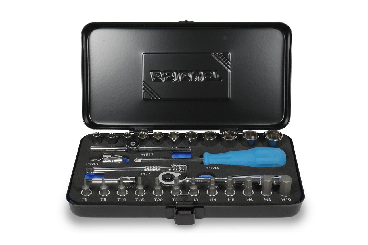 Signet 29 Piece Socket and Bit Set 1/4" Drive