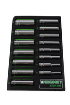Signet 15 Piece 3/8" Drive 6 Point Deep Socket Set in EVA Foam
