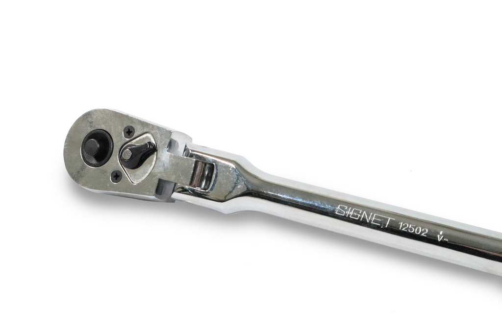 Signet Curved Flexi-Head Long Ratchet 3/8" Drive