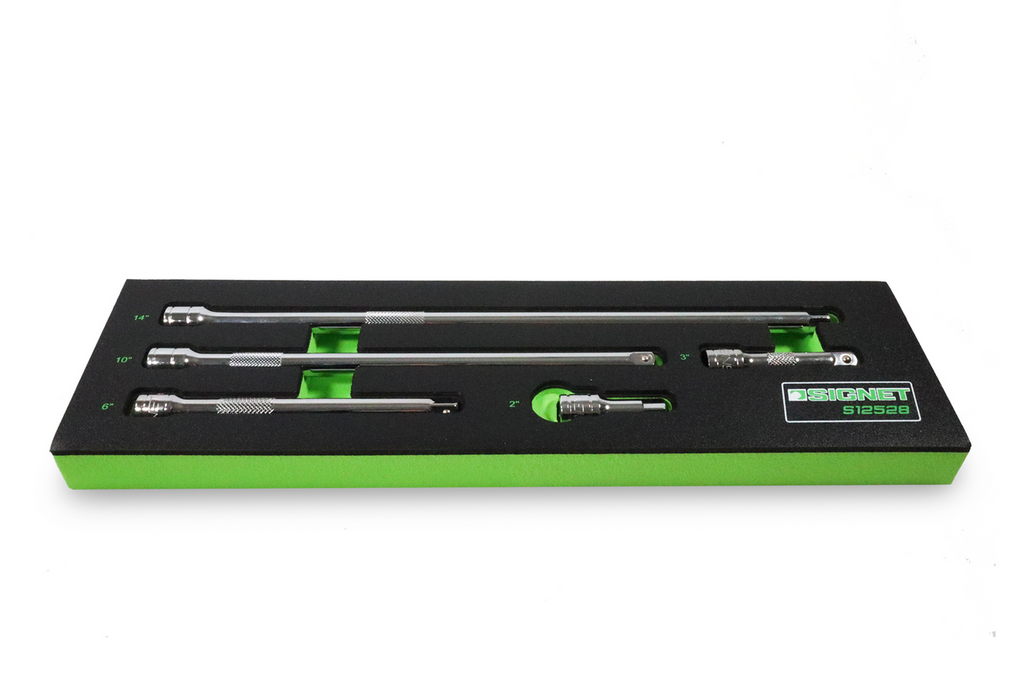 Signet 3/8" Drive Extension 5 Piece Set in EVA Foam