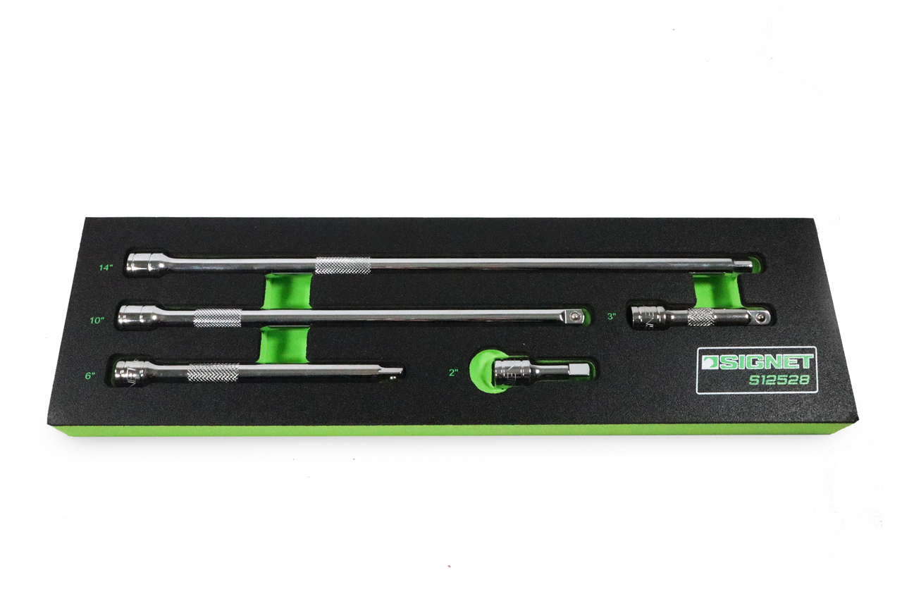 Signet 3/8" Drive Extension 5 Piece Set in EVA Foam