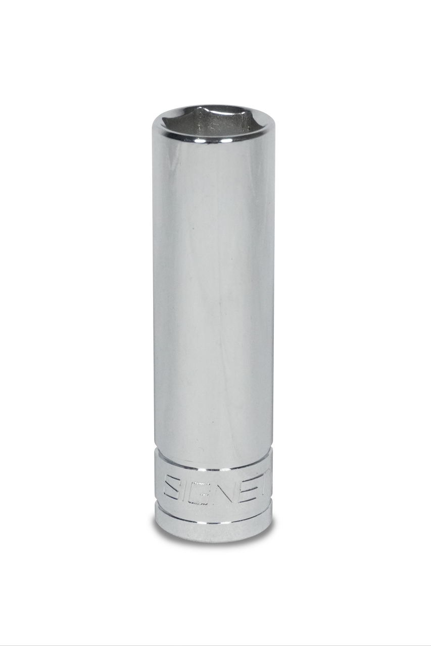 Signet Deep Metric Socket 1/2 Drive 6 Point 9mm