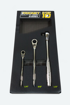 Signet 3 Piece Super 10 Ratchet 1/4", 3/8" & 1/2" Drive EVA Foam Set