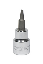 Signet Socket 3/8 Drive Slotted Bit 4.5mm