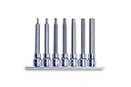 Signet Long Hex Bit Socket Set 3/8" Drive 3-10mm on Rail