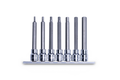 Signet Long Hex Bit Socket Set 3/8" Drive 3-10mm on Rail
