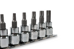 Signet 9 Piece Torx Socket Set 3/8" Driver T10-T50 on Rail