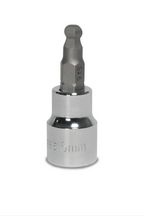 Signet Hex Bit Sockets with Ball End 3/8 Drive 8mm