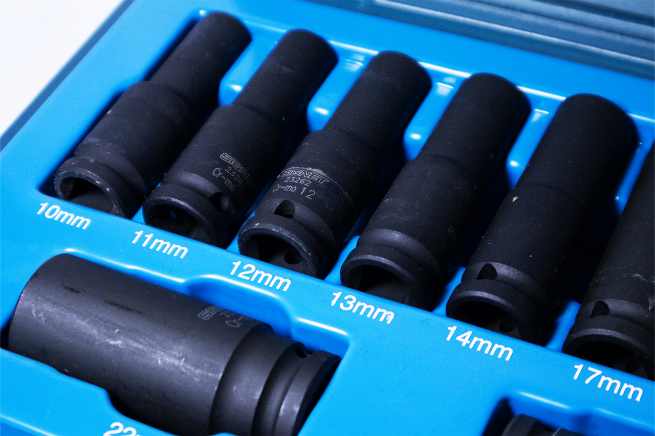 Signet Metric Impact Socket Set 10-24mm