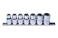 Signet 7pc E-TX Socket Set 1/2 Drive E12-E24 on Rail