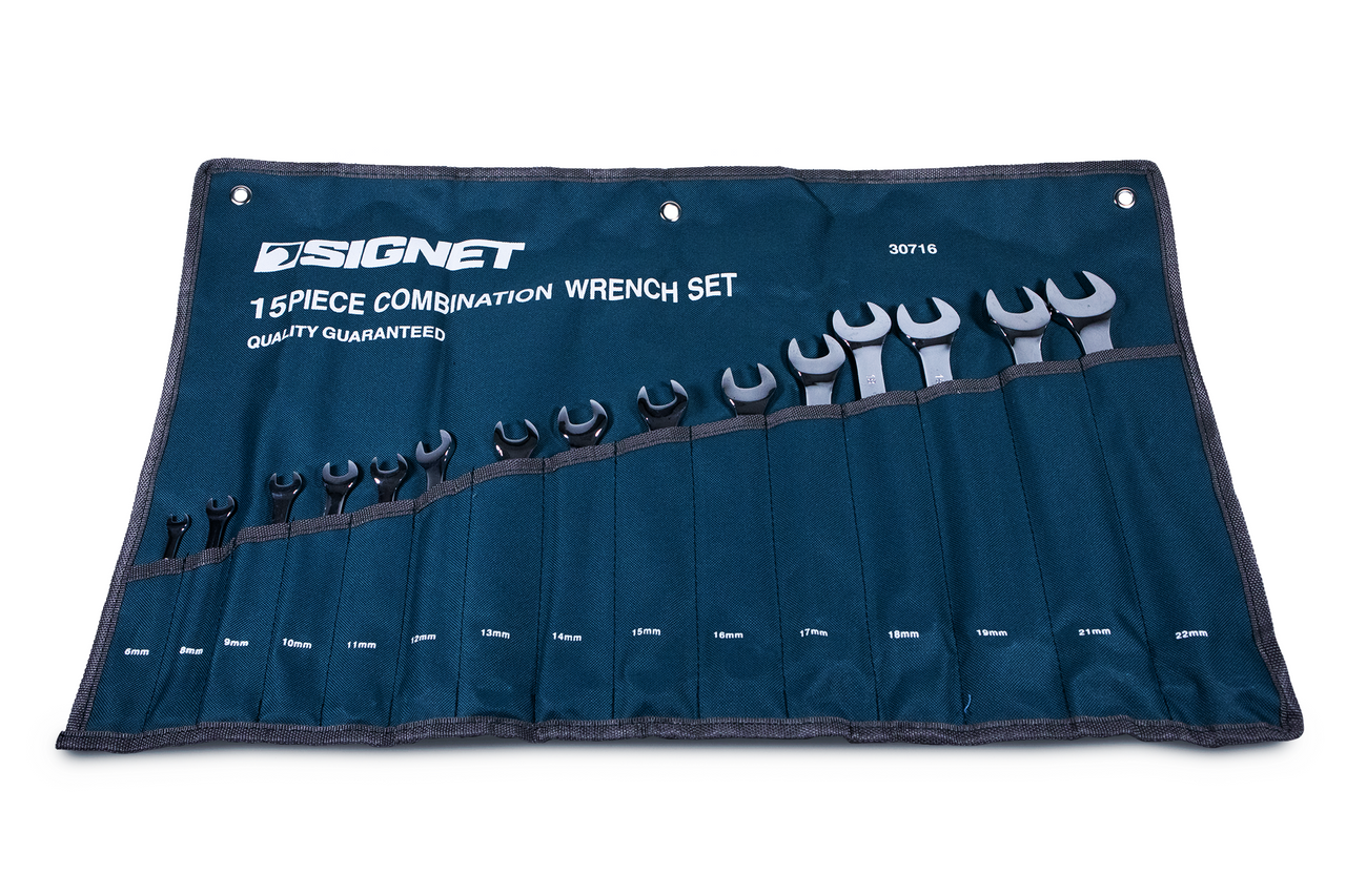 Signet 15 Piece Combination Spanner Set 6-22mm