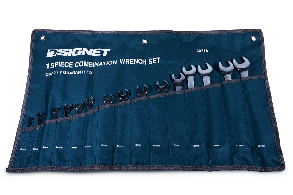 Signet 15 Piece Combination Spanner Set 6-22mm