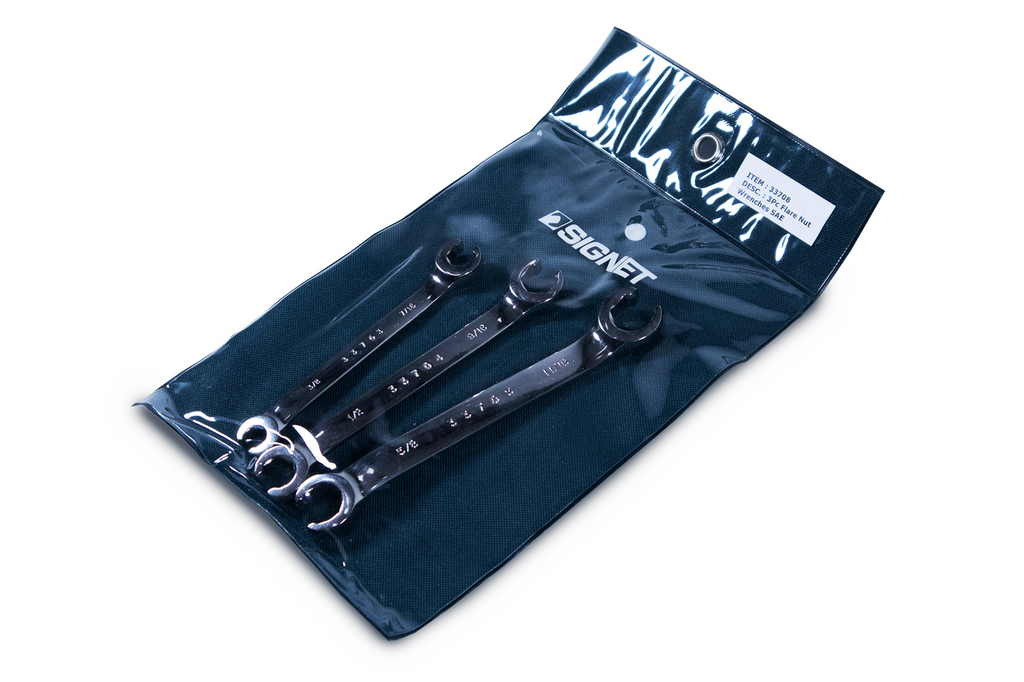 Signet 3pc Flare Nut Spanner Set SAE