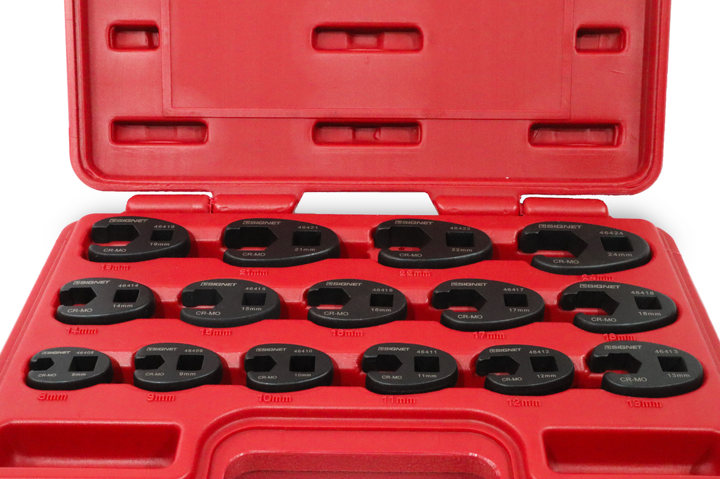Signet 15 Piece Crowfoot Flare Nut Set