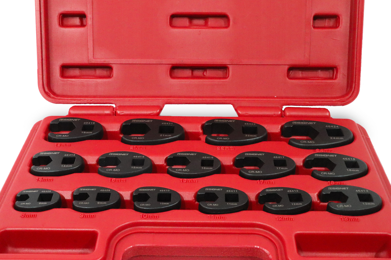 Signet 15 Piece Crowfoot Flare Nut Set