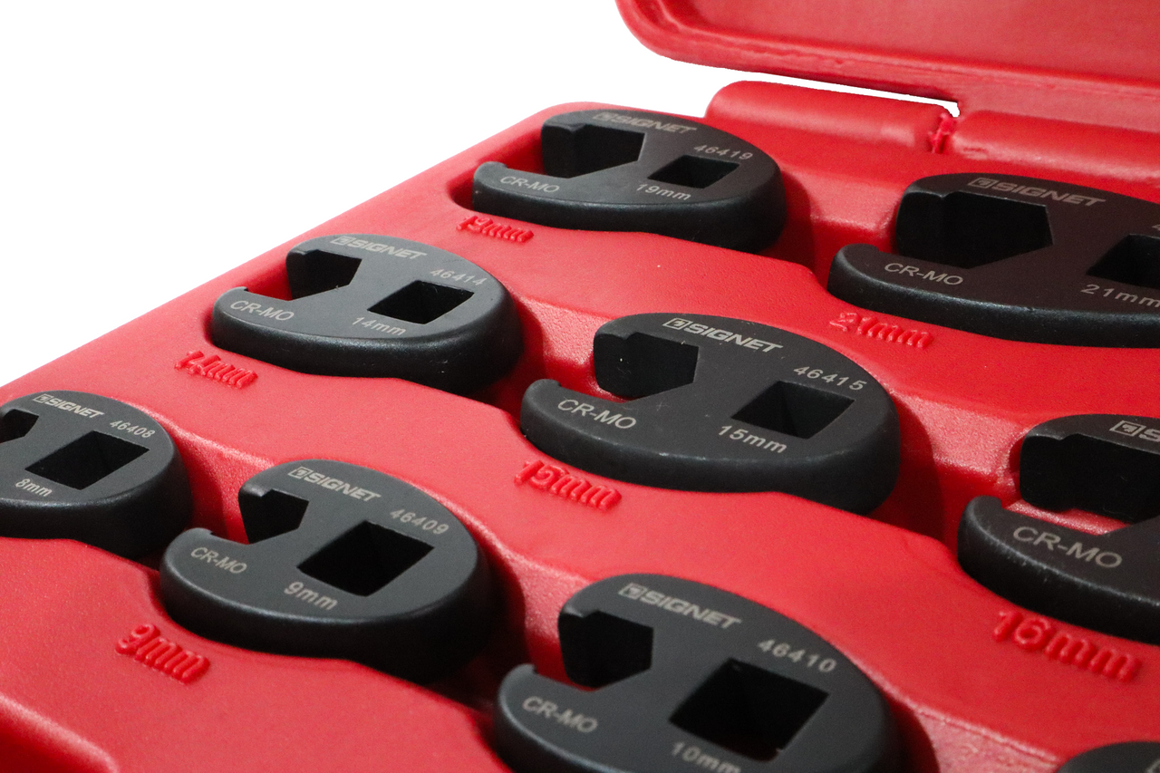 Signet 15 Piece Crowfoot Flare Nut Set