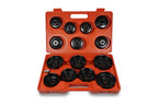 Signet 15pc Oil Filter Cup Wrench Set