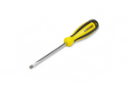 Signet Flat Screwdriver 5x100mm Yellow/Black