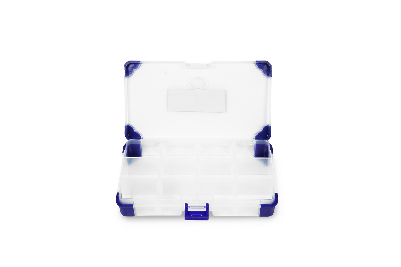 Signet Plastic Storage Box 12 Compartments 165x90x30mm