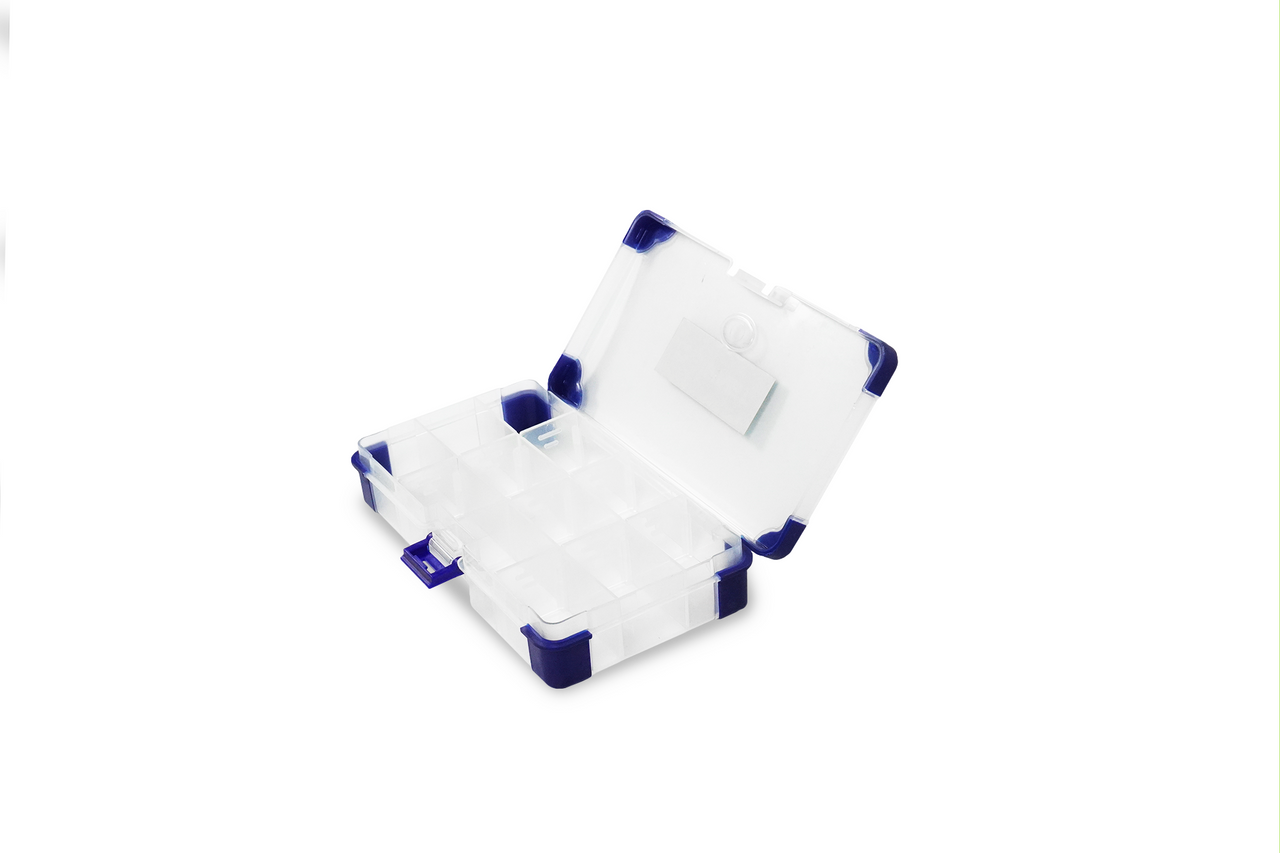 Signet Plastic Storage Box 12 Compartments 165x90x30mm