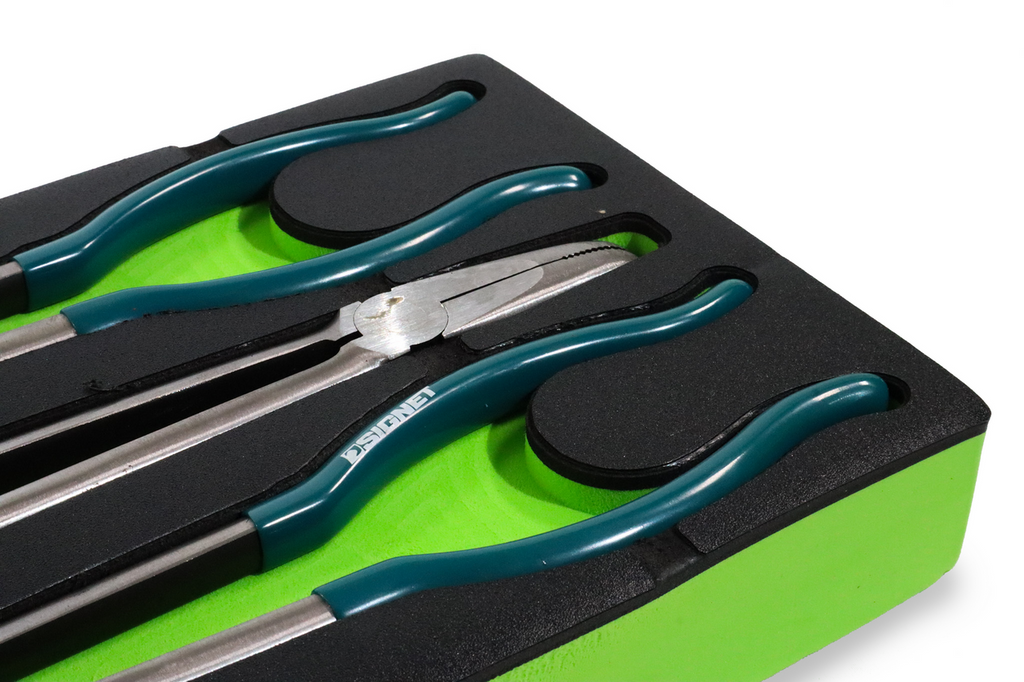 Signet 3 Piece Extra Long Nose Plier Set 400mm 16 Inch EVA FOAM