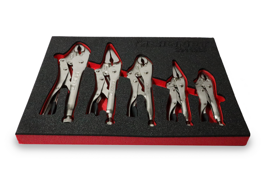 Signet 5 Piece Locking Wrench Grip Set in EVA Foam