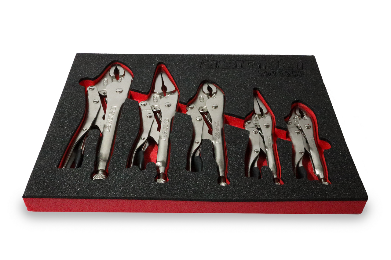 Signet 5 Piece Locking Wrench Grip Set in EVA Foam
